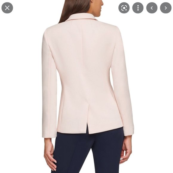 Tommy Hilfiger | Womens Patch Pocket Two-Button Blazer 2 Light Pink - Picture 3 of 11